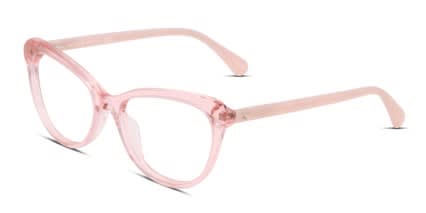 Kate Spade Chantelle Pink/Clear glasses - Pink / Clear - Angle View