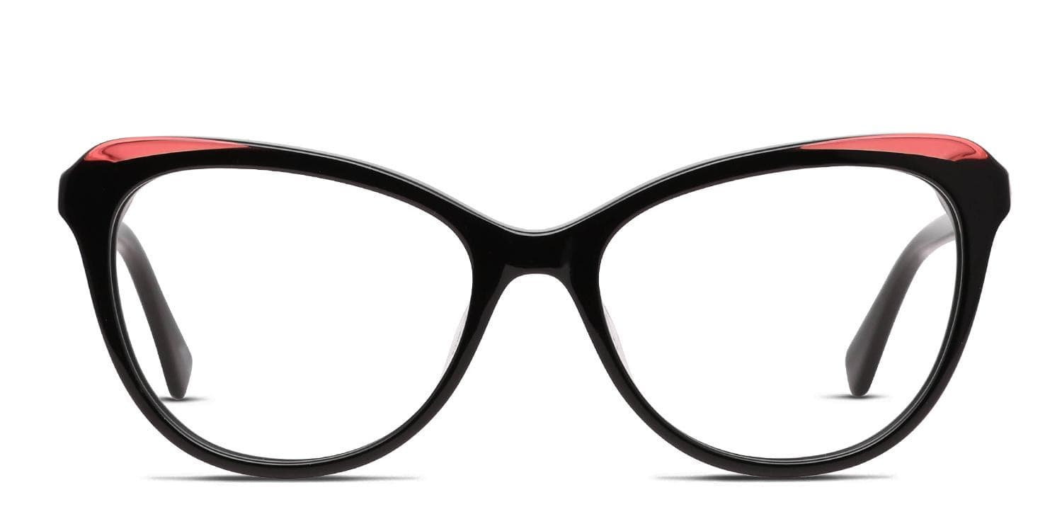 Kate Spade Chantelle Shiny Black glasses - Shiny Black - Frontal View