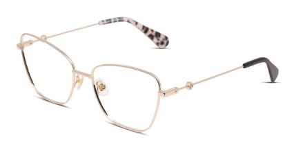 Kate Spade Journee Gold glasses - Gold - Angle View