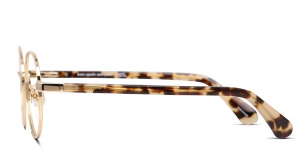 Kate Spade Marciann Gold/Beige/Tortoise Eyeglasses | Includes FREE