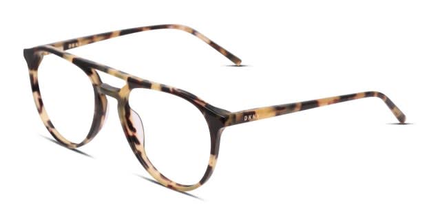 DKNY DK5025 Tortoise/Beige Eyeglasses | Includes FREE Rx Lenses