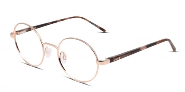 dkny rose gold glasses