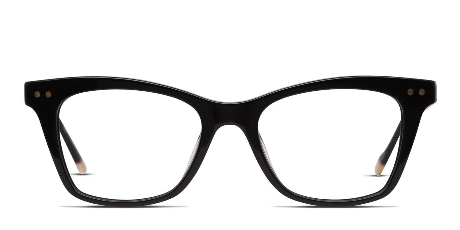 Le Specs Trompe L'oeil Shiny Black glasses - Shiny Black - Frontal View