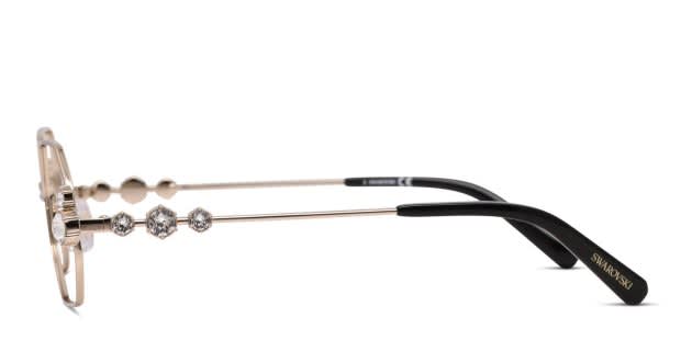 Swarovski SK5455-H Gold Prescription Eyeglasses