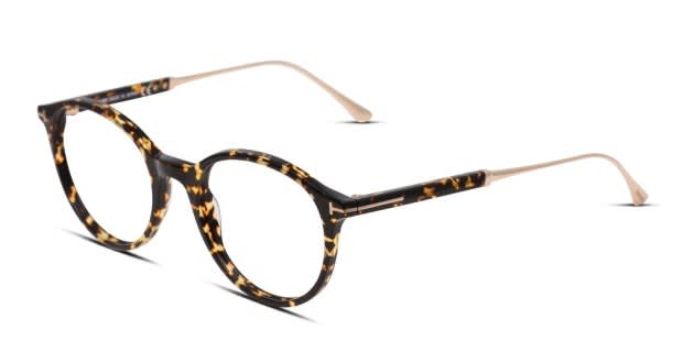Tom Ford TF5485 Tortoise Eyeglasses | Includes FREE Rx Lenses