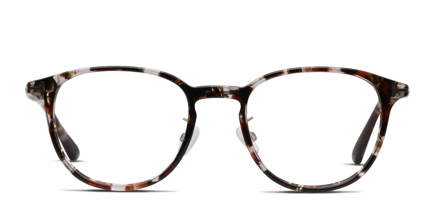 Tom Ford TF5593-D-B Tortoise/Gray/Brown Prescription Eyeglasses