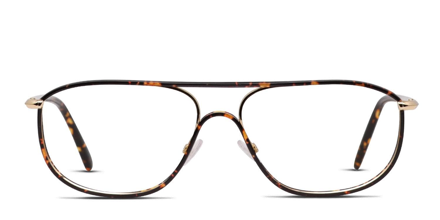 Tom Ford TF5624-B Tortoise/Gold Eyeglasses | Includes FREE Rx Lenses