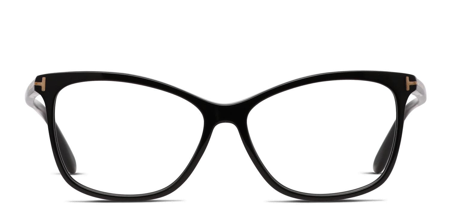 Tom Ford TF5690-B Shiny Black w/Clip-On Prescription Eyeglasses