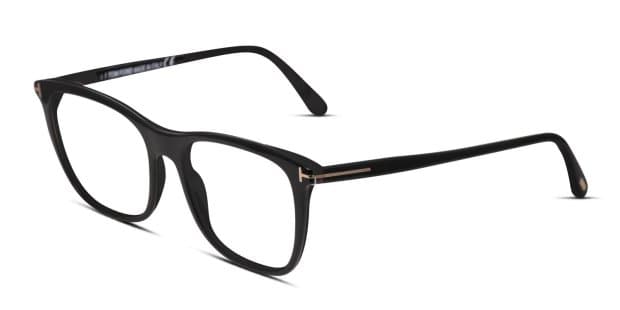 Tom Ford TF5690-B Shiny Black w/Clip-On Prescription Eyeglasses