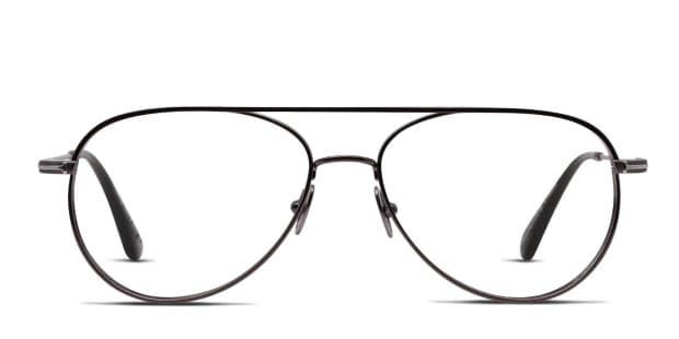Tom Ford TF5693-B Gunmetal Eyeglasses | Includes FREE Rx Lenses