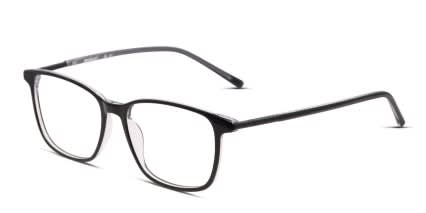 Cat CPO-3511 Shiny Black/Clear glasses - Shiny Black / Clear - Angle View