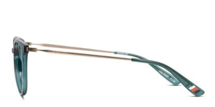 Superdry SDO-2007 Green, Clear glasses - Green / Clear - Side View