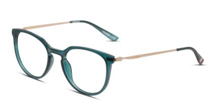 Superdry SDO-2007 Green, Clear glasses - Green / Clear - Angle View