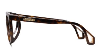 Gucci GG0470O Brown, Tortoise glasses - Brown / Tortoise - Side View