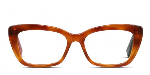 Gucci GG0165O Tortoise Orange Prescription Eyeglasses