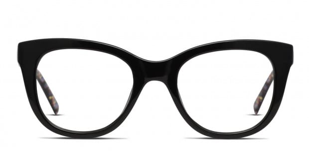 Kate Spade Odessa/BB Shiny Black Eyeglasses | Includes FREE Rx Lenses