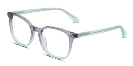 Kate Spade Hermione/G Blue/Clear glasses - Blue / Clear - Angle View