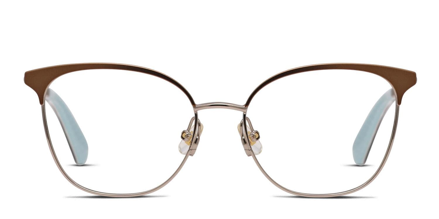 Kate Spade Tana/G Brown/Gold glasses - Brown / Gold - Frontal View