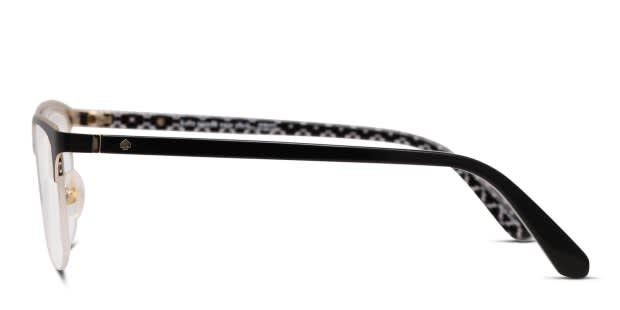 Kate Spade Brieana Black/Gold Eyeglasses | Includes FREE Rx Lenses