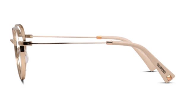 Valentino VA1003 Beige/Gold Prescription Eyeglasses display picture 2