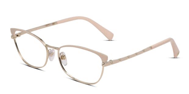 Valentino VA1022 Gold/Beige Prescription Eyeglasses
