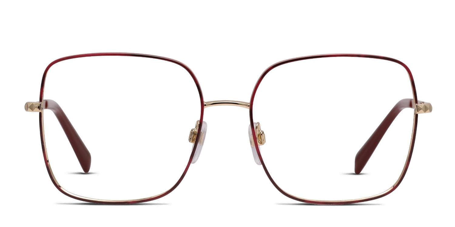 Valentino VA1024 Red/Gold Prescription Eyeglasses display picture 1