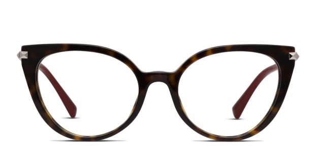 Valentino VA3040 Brown/Tortoise Prescription Eyeglasses display picture 3