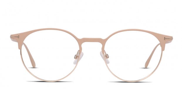 Tom Ford TF5548-B Pink/Gold Eyeglasses | Includes FREE Rx Lenses