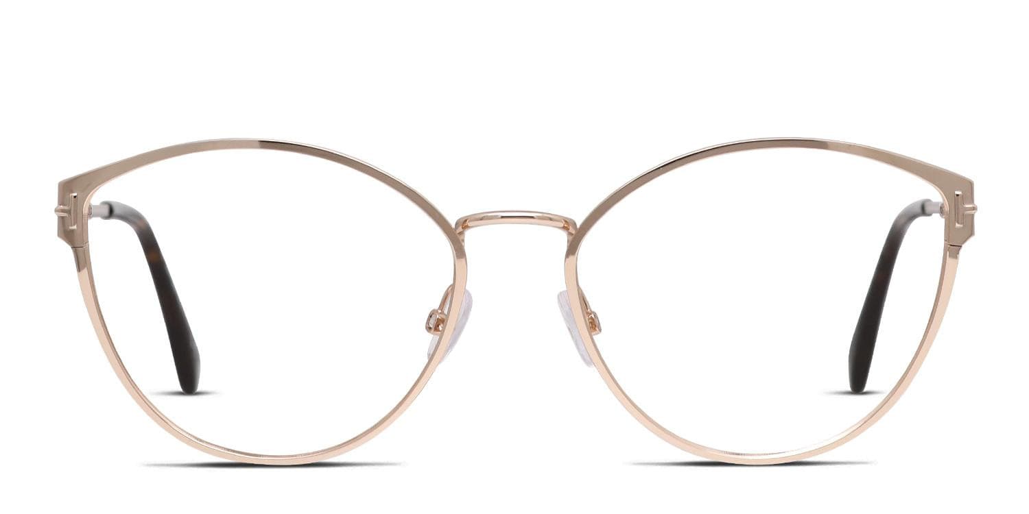 Tom Ford TF5573-B Gold Eyeglasses | Includes FREE Rx Lenses