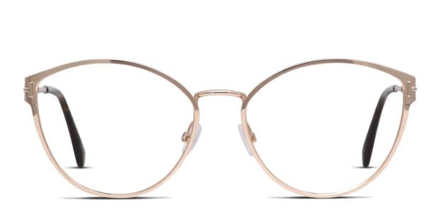 Tom Ford 5573 Eyeglasses ? Tom Ford 5573-B 072 Pink / Blue Block Eyeglasses TF5573 072  main image 4