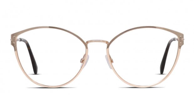 Tom Ford TF5573-B Gold Prescription Eyeglasses