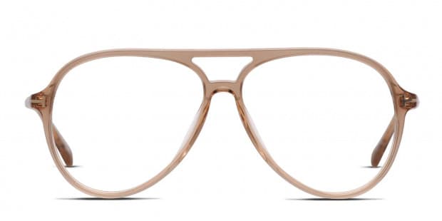 Tom Ford TF5586 B Beige Clear Prescription Eyeglasses