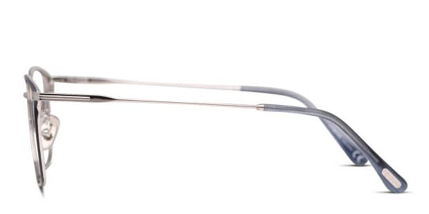TOM FORD　TF5774-D-B 008　メガネ ブルーライトカット Tom Ford TF5774-D-B Blue/Silver Eyeglasses | Includes FREE Rx Lenses