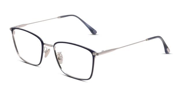 TOM FORD　TF5774-D-B 008　メガネ ブルーライトカット Tom Ford TF5774-D-B Blue/Silver Eyeglasses | Includes FREE Rx Lenses