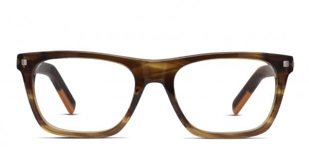 Ermenegildo Zegna EZ5136 Brown Eyeglasses | Includes FREE Rx Lenses