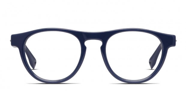 Fendi Men Sunglasses Plastic Aviator Shaped Blue Lens