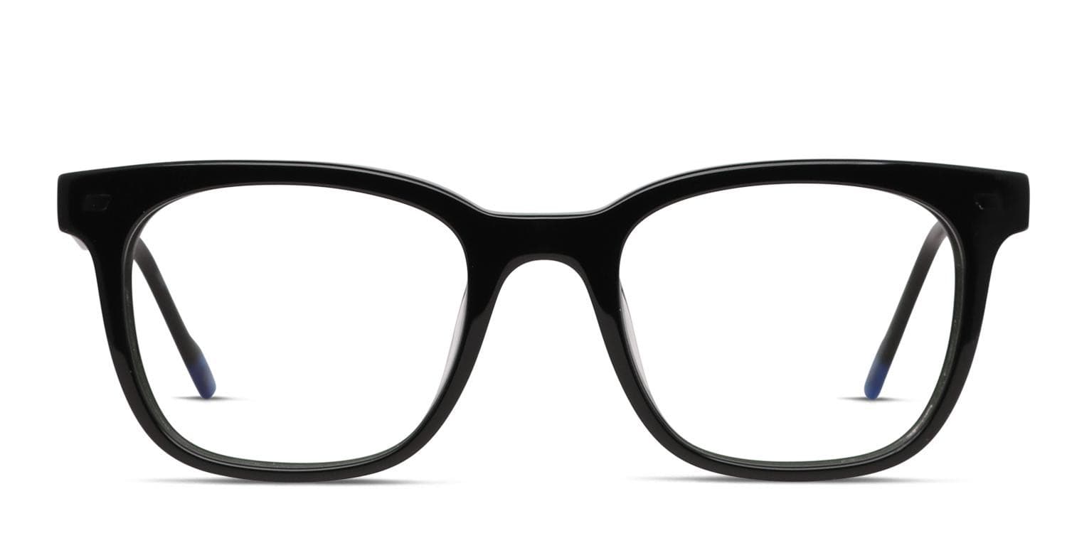 Le Specs Convince Me Shiny Black glasses - Shiny Black - Frontal View