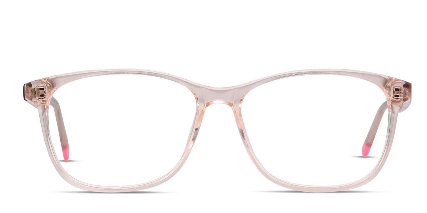 Le Specs Adoration Pink, Clear glasses - Pink / Clear - Frontal View