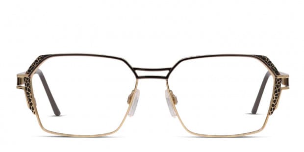 Cazal 1249 Brown Gold Prescription Eyeglasses