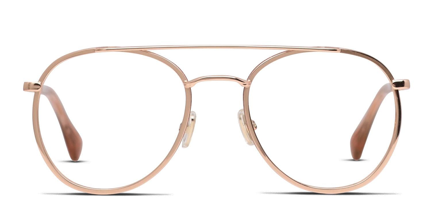 Jimmy Choo JC230 Gold/Pink Eyeglasses | Includes FREE Rx Lenses