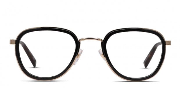 【GIVENCHY】　GV0120　［RHL（Black x Gold）］1個 Givenchy GV0120 Black/Gold Eyeglasses | Includes FREE Rx Lenses
