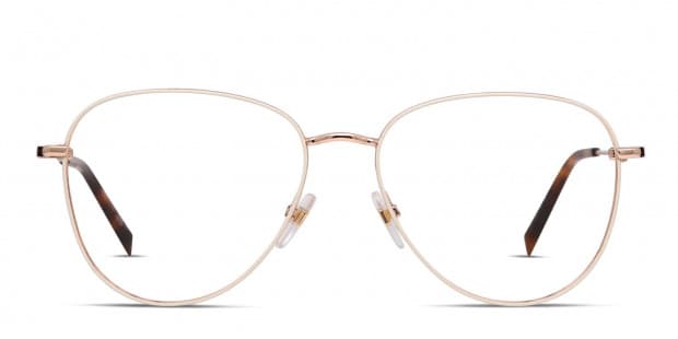 Givenchy gold frame glasses discount