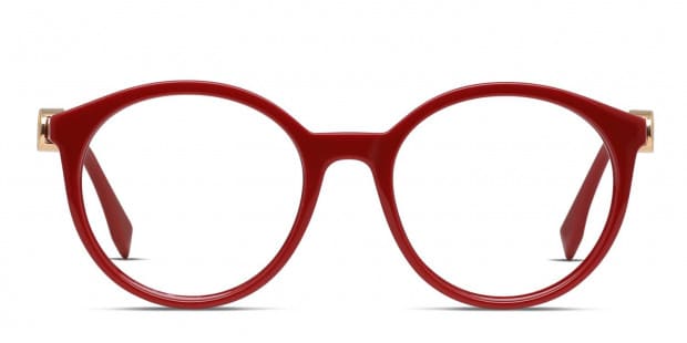 Red fendi glasses clearance