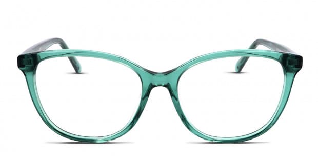 Swarovski SK5264 Green/Clear Eyeglasses | Includes FREE Rx