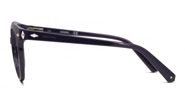 Swarovski SK5272 Purple Eyeglasses | Includes FREE Rx Lenses