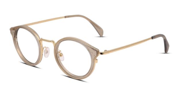 Celine CL50001U Gray/Gold Eyeglasses | Includes FREE Rx Lenses