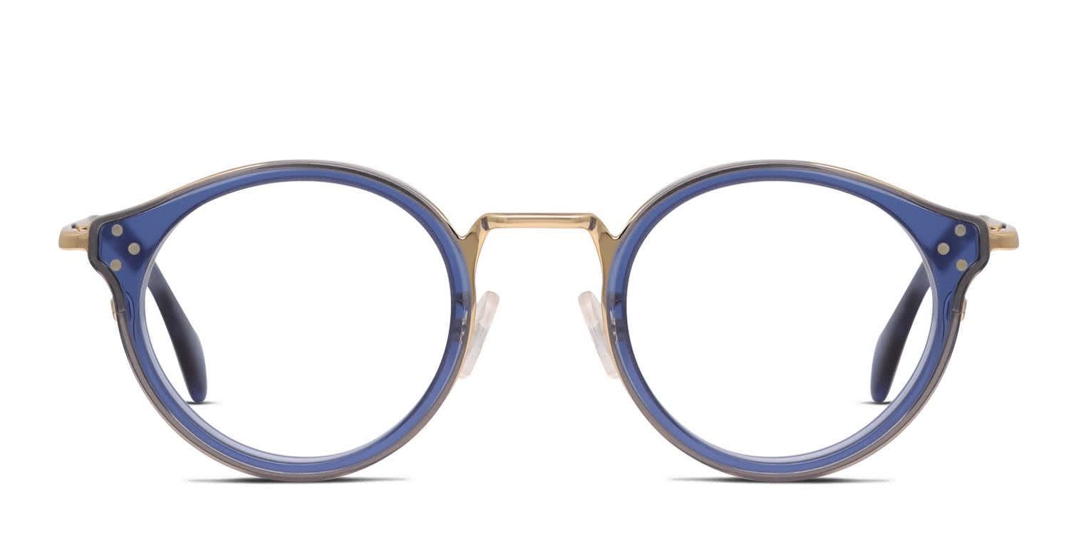 Celine CL50001U Blue/Gold Eyeglasses | Includes FREE Rx Lenses