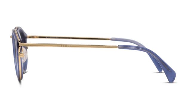 Celine CL50001U Blue/Gold Eyeglasses | Includes FREE Rx Lenses