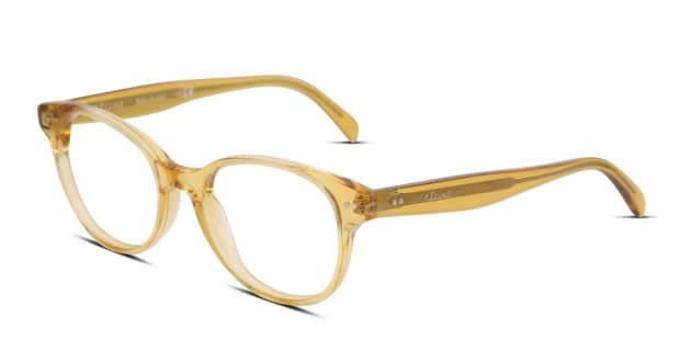 Celine CL50007I Yellow/Clear Eyeglasses | Includes FREE Rx