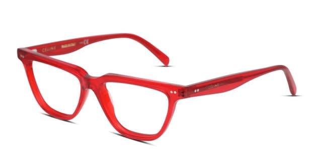 Celine CL50009I Red Eyeglasses | Includes FREE Rx Lenses display picture 1